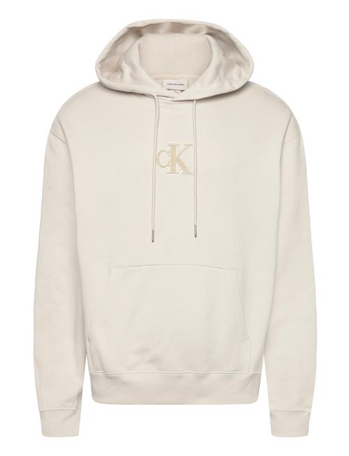 350Gsm Fleece Gift Giving Hoodie Calvin Klein Jeans Cream