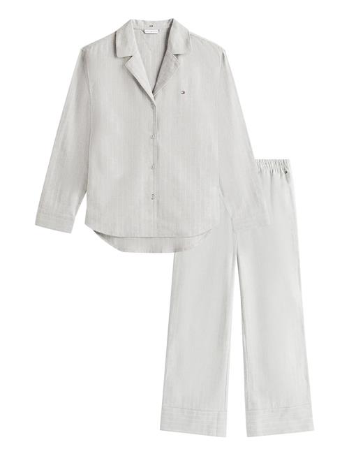 Ls Stripe Flnl Shirt Pj Set Tommy Hilfiger Grey