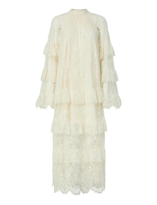 Yasarizona Ls Long Lace Dress - D2D YAS Cream