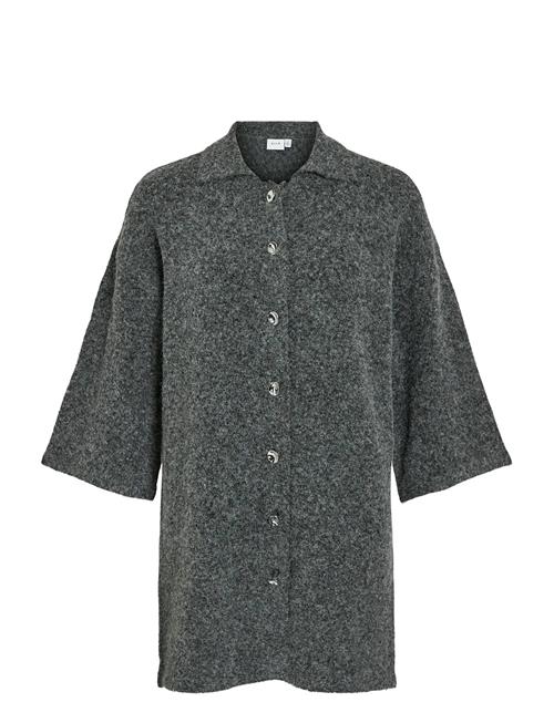 Vilauri 3/4 Sleeve Knit Dress Vila Grey