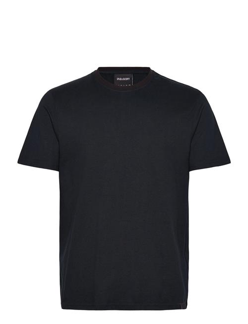 Half Raglan T-Shirt Lyle & Scott Black