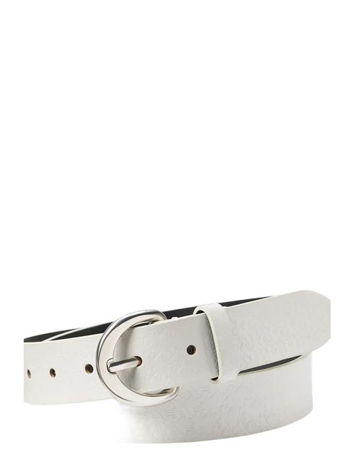 Classic Buckle Aop 30Mm Calvin Klein White