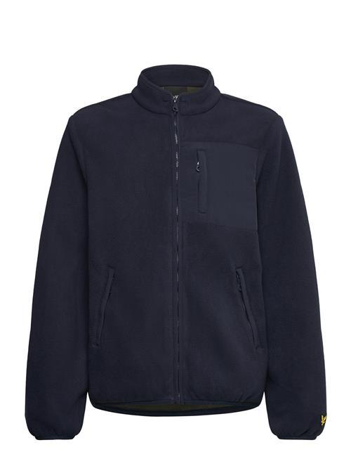 Nylon Trim Polar Fleece Lyle & Scott Navy