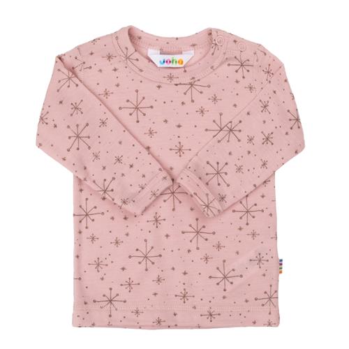 Joha Langærmet Bluse I Uld Rosa  Rosa-80 cm  Lyserød  80 cm  kvinde