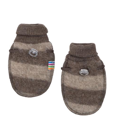 Joha Bløde Uldvanter Med Dobbelt Lag Brown  Brown-70 cm  Brun  70 cm  mand