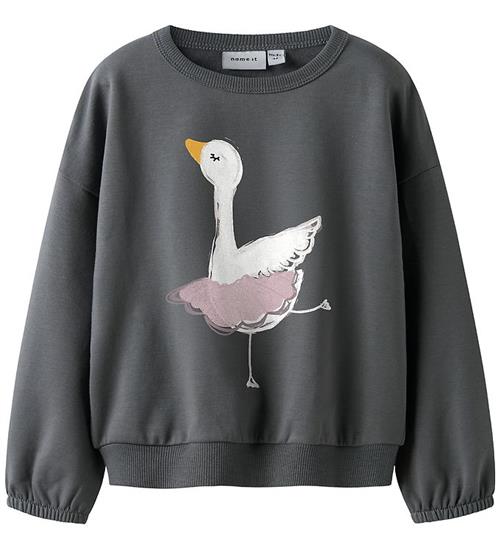 Name It Sweatshirt - NmfSwana - Lava Smoke