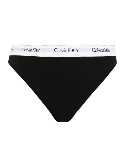 Calvin Klein Underwear Plus String  sort / hvid