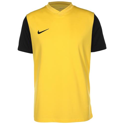 NIKE Fodboldtrøje 'Tiempo Premier II'  gul / sort