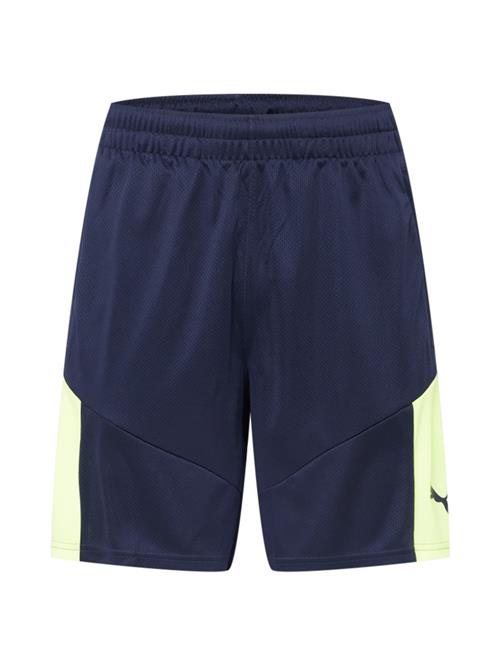 PUMA Sportsbukser  navy / lysegrøn