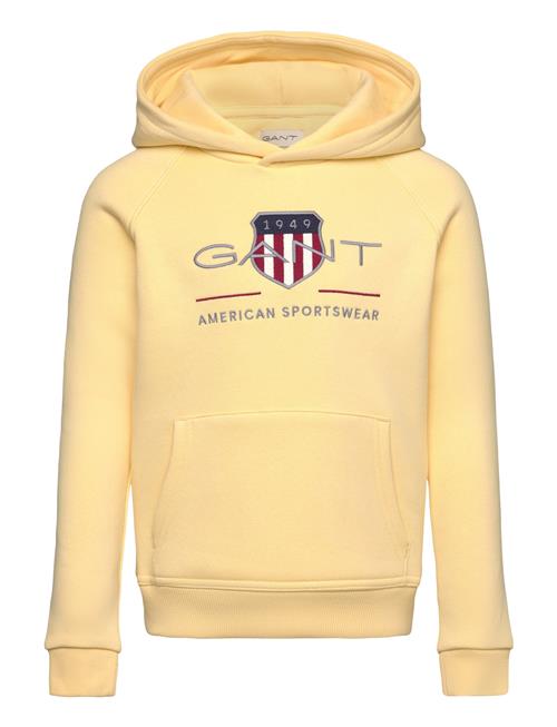 Archive Shield Raglan Hoodie GANT Yellow