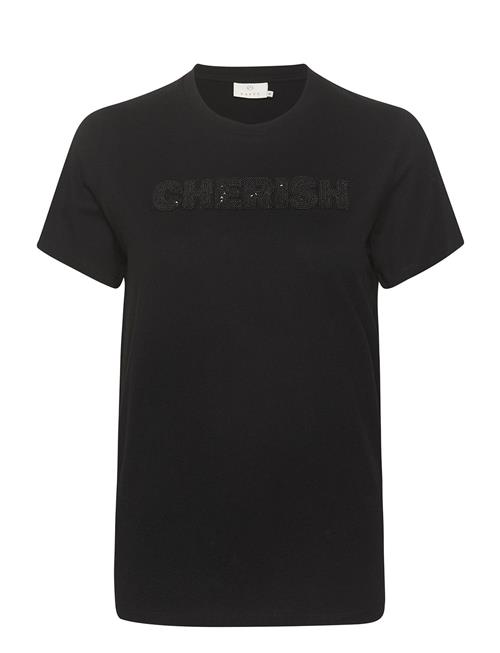 Kasandra T-Shirt Kaffe Black
