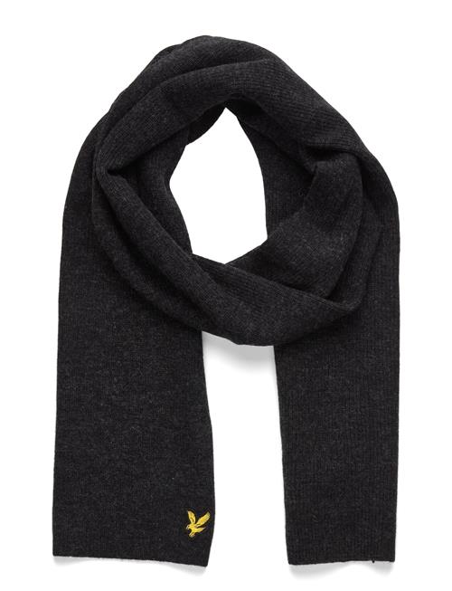 Lambswool Ribbed Scarf Lyle & Scott Grey