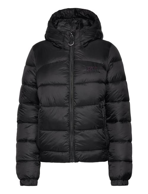 Sports Puffer Bomber Jacket Superdry Sport Black