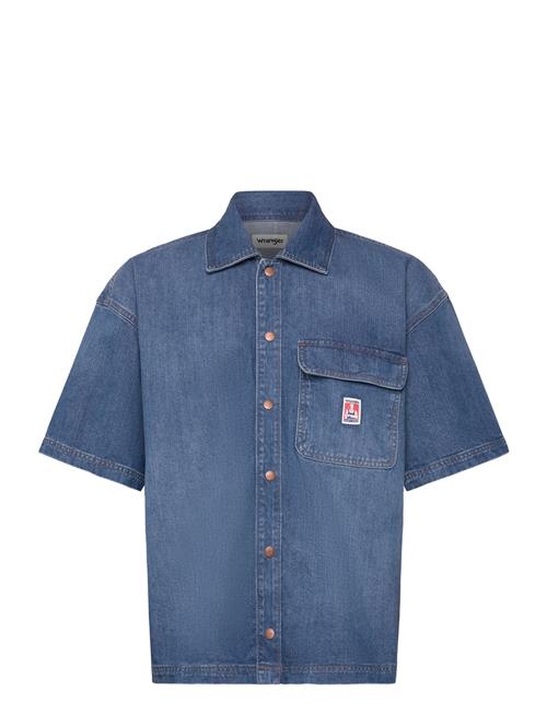 Ss Cj Overshirt Wrangler Blue