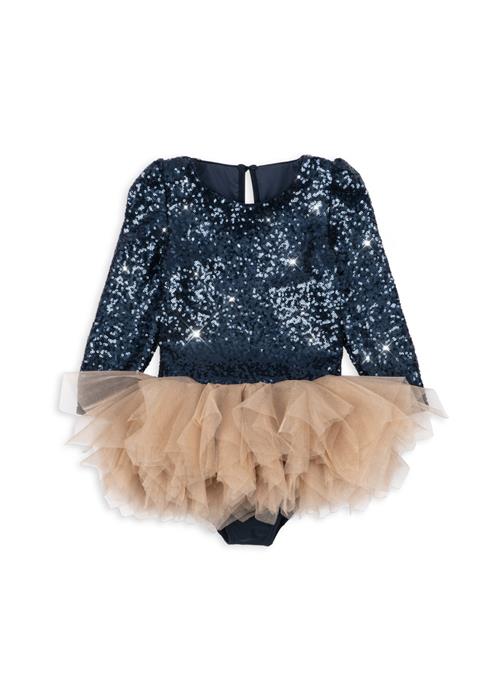 Konges Sløjd Ballerina Glitter Dress Dark Navy Dark Navy 3 Y  Marineblå  3 år  kvinde