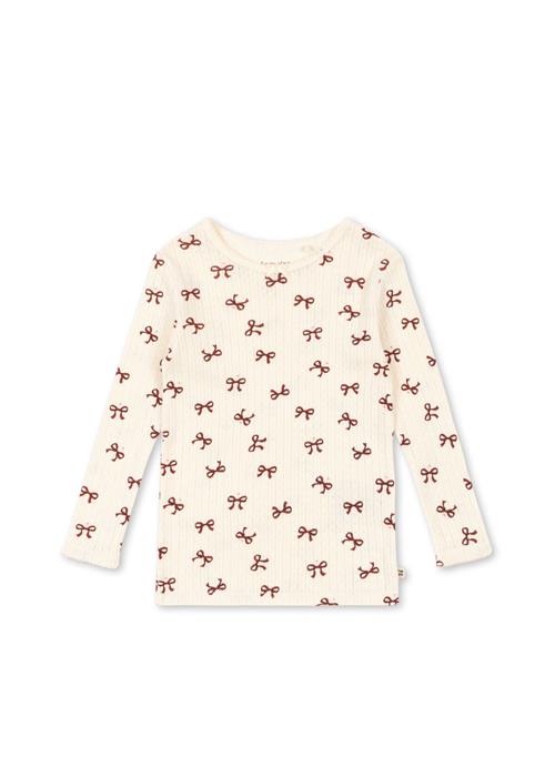 Konges Sløjd Minnie Bluse Bow Rouge  Bow Rouge 5-6 Y  Beige  5-6 år  kvinde