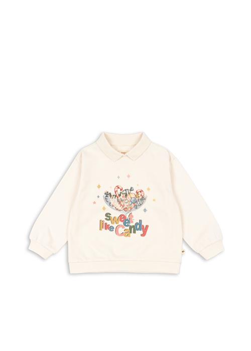 Konges Sløjd Spotty Ls Polo Gots Antique White Antique White 5-6 Y      mand