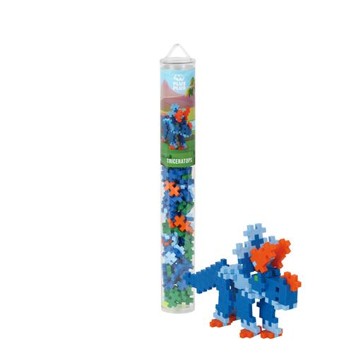 Plus-Plus Plus-Plus Triceratops - 100 Stykker Mix  Onesize-Mix  Blå  One Size  unisex