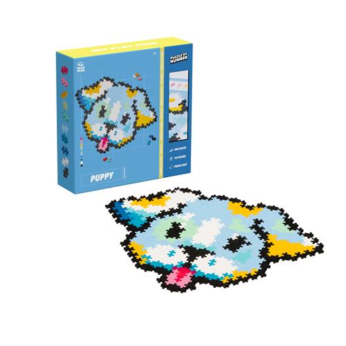 Plus-Plus Plus-Plus Puzzle By Number Hvalp - 500 Stykker Mix  Onesize-Mix  Blå  One Size  unisex