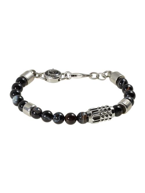 DIESEL Armbånd  sort / sølv