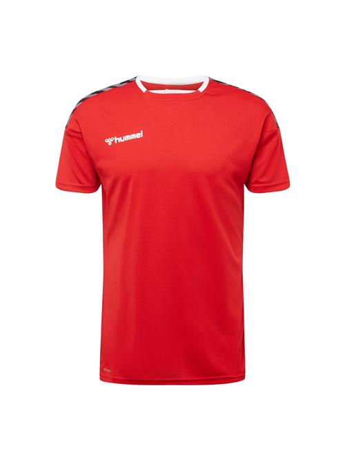 Hummel Funktionsskjorte 'Authentic'  basalgrå / knaldrød / sort / hvid