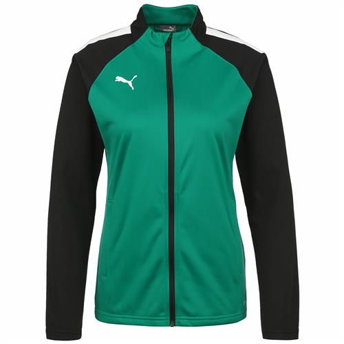 PUMA Træningsjakke 'Team Liga'  grøn / sort / hvid