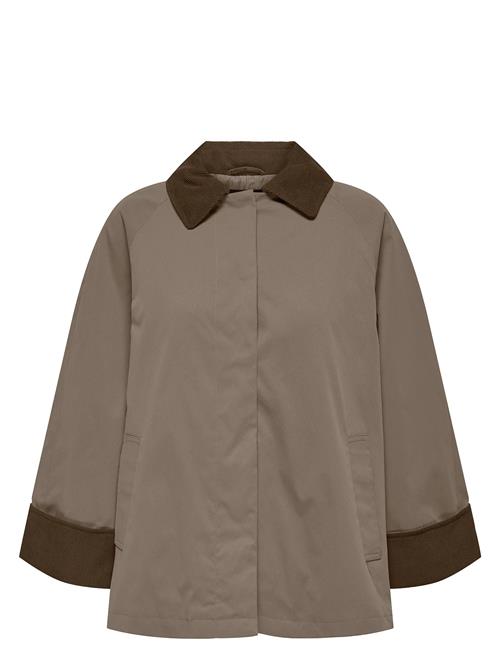 Onlorchid Mix Cordoroy Parka Coat Cs Otw ONLY Brown