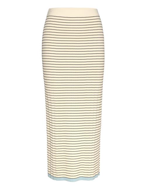 Katya Knitted Maxi Skirt Malina Cream
