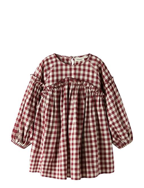 Nmfrio Ls Loose Dress Lil Lil'Atelier Red
