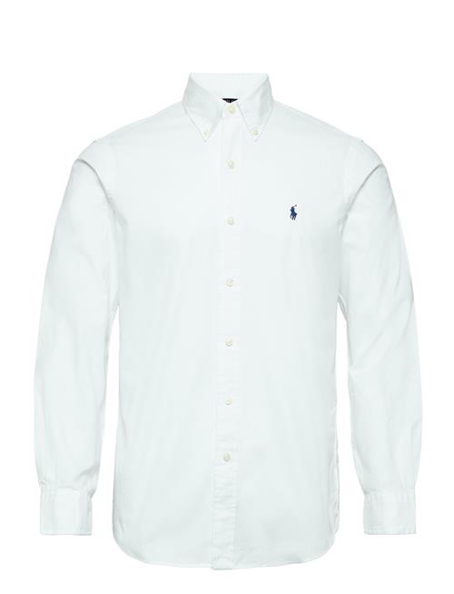 Custom Fit Stretch Oxford Shirt Polo Ralph Lauren White