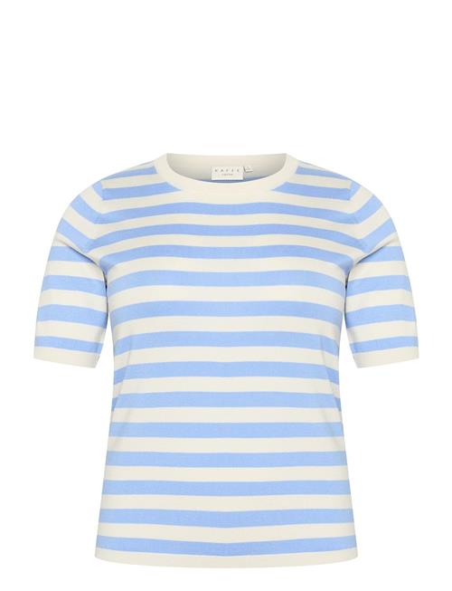 Kcmalia Wide Stripe Knit Kaffe Curve Blue