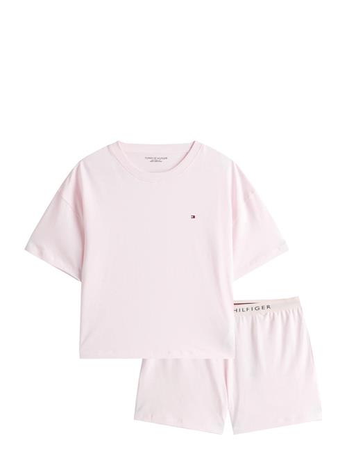 Ss Jersey Short Set Tommy Hilfiger Pink