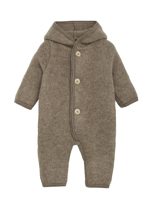 Pram Suit Pixie Wool Fleece Huttelihut Beige