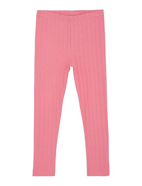 Leggings Pointelle En Fant Pink
