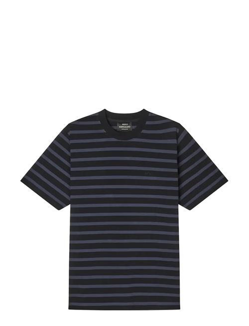 Cotton Jersey Stripe Frode Tee Mads Nørgaard Black