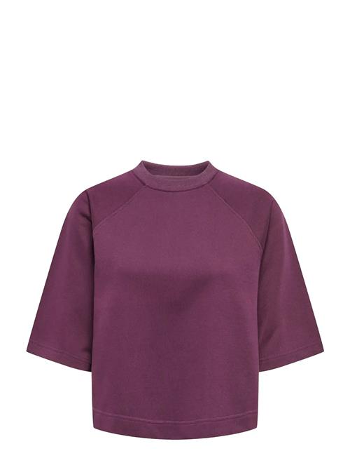Onldasie 2/4 O-Neck Raglan Ub Cs Swt ONLY Purple