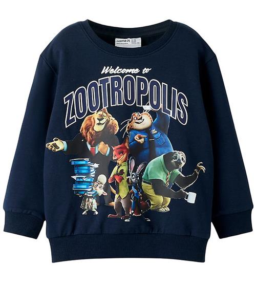 Name It Sweatshirt - NmmNoel - Zootropolis - Navy Blazer