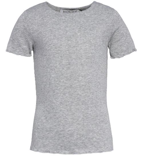 Hound T-shirt - Rib - HdEmily - Grey melangé