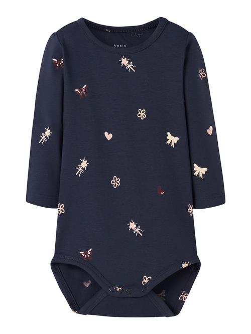 NAME IT Body Vandora Navy Blazer Flowers And Hearts