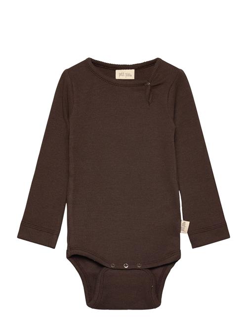 Body L/S Modal Petit Piao Brown