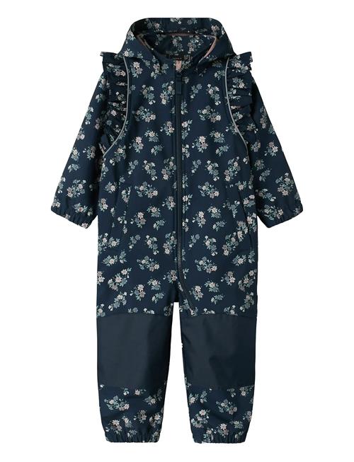 Nmfalfa08 Softshell Suit Frill Aop Fo Name It Navy
