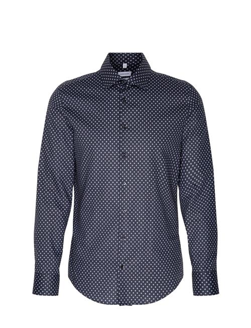 Cityhemden 1/1 Arm Seidensticker Navy