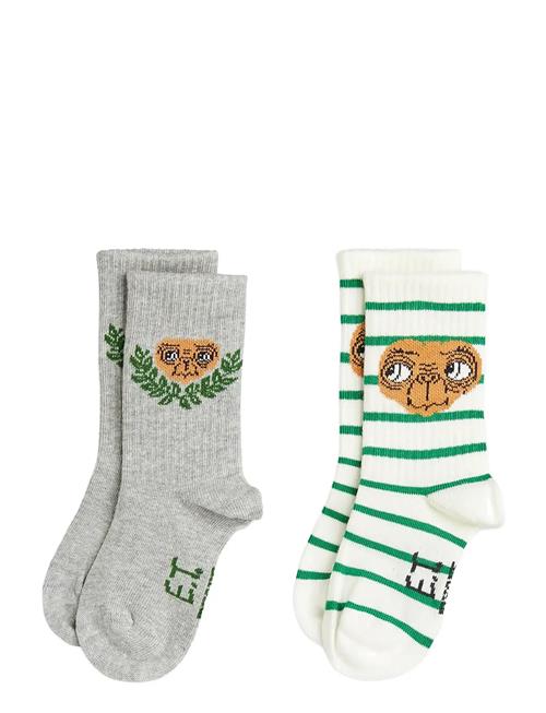 E.t 2-Pack Socks Mini Rodini Grey