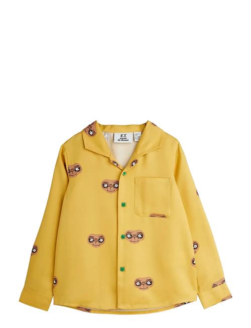 E.t Aop Woven Ls Shirt Mini Rodini Yellow