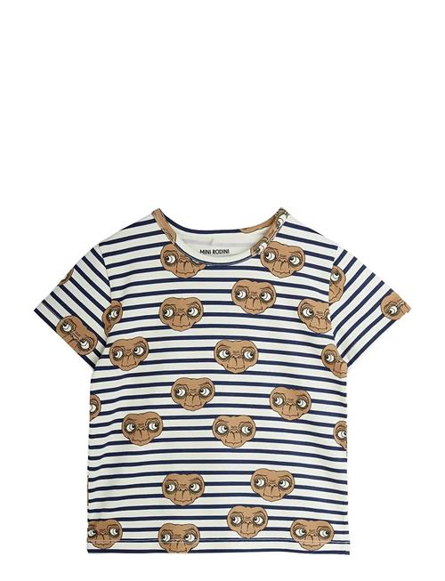 E.t Stripe Aop Ss Tee Mini Rodini Patterned