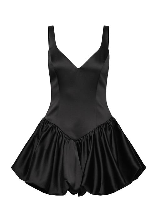 Oria Bubble Mini Dress Bardot Black