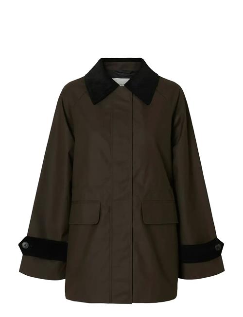 Slfwilma Jacket Noos Selected Khaki