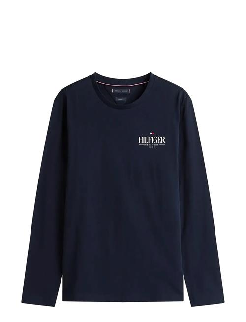 Hilfiger Stack Ls Tee Tommy Hilfiger Navy