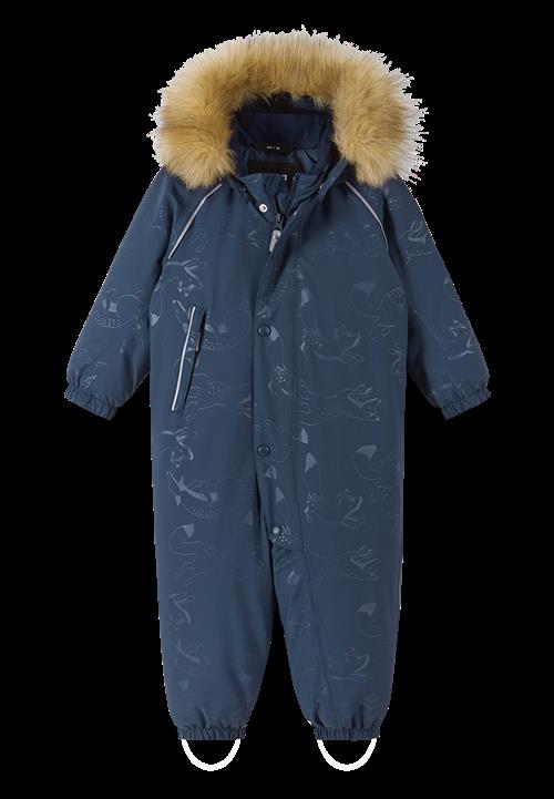 Reima Aapua Reimatec Ned Samlet Set Navy  Navy-74 cm  Marineblå  74 cm  unisex