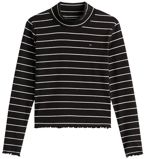 Tommy Hilfiger Bluse - Mock Neck - Black